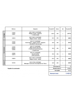 DEVIS N° 2602/CCA/CUMET