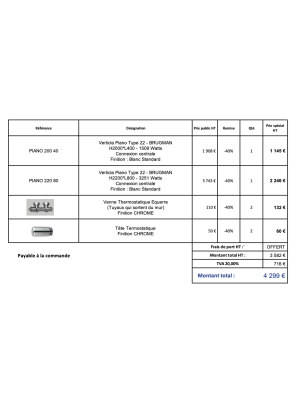 DEVIS N° 2608/CCA/CASTAN