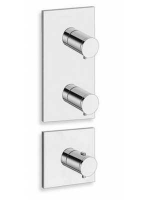 FAÇADE 2 SORTIES THERMOSTATIQUE DOUCHE TRIVERDE 