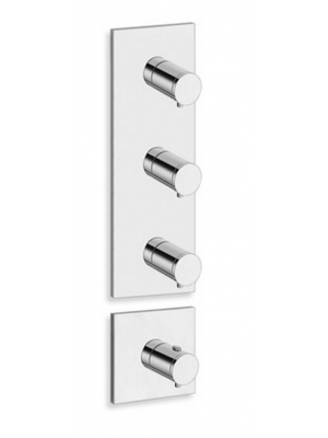 FAÇADE 3 SORTIES THERMOSTATIQUE  DOUCHE TRIVERDE 