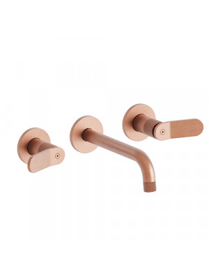 MELANGEUR MURAL OR ROSÉ BROSSÉ LAVABO EAST SIDE 