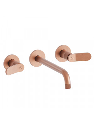 MELANGEUR MURAL OR ROSÉ BROSSÉ LAVABO EAST SIDE 