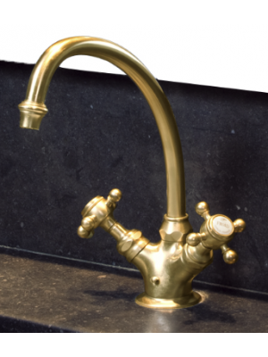 Mélangeur Evier Monotrou Doré Brillant  - ÉLOISE - HORUS