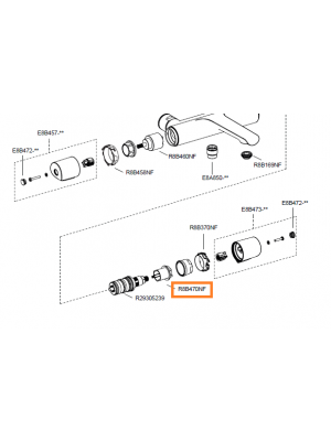 Butee de cartouche Thermostatique - JACOB DELAFON