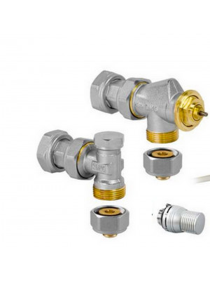 Kit robinetterie pour radiateur fabrication spéciale JAGA