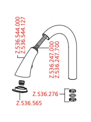 Douchette CHROME DOMO  - KWC