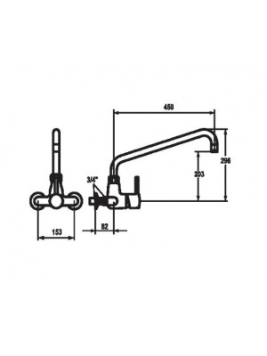 Mitigeur à levier - cuisine professionnelle - KWC Gastro