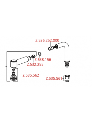 Flexible douchette - ONO - KWC