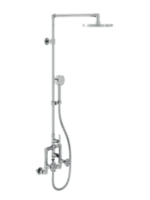 INDUSTRY - Mélangeur douche avec colonne et douchette - MARGOT