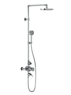 INDUSTRY - Mélangeur douche colonne et douchette thermostatique - MARGOT