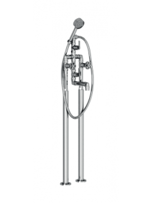 INDUSTRY - Mélangeur bain douche sur colonnes - MARGOT