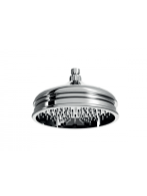 Pomme de douche "rétro" 220 mm Anti-calcaire - NICKEL BRILLANT - MARGOT