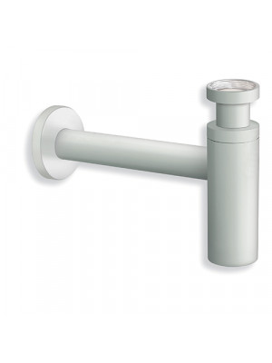 SIPHON LAVABO BLANC MAT
