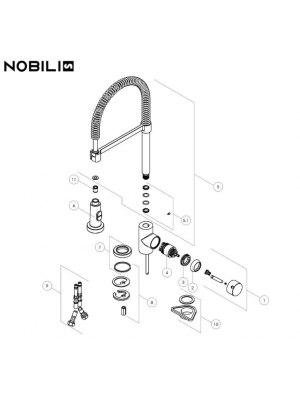 Douchette Chrome - NOBILI
