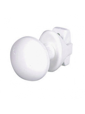 Patère ronde blanche GRIP TERMA x 2