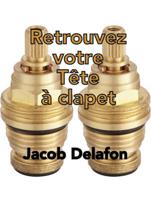 Paire de tete a clapet Melangeur - JACOB DELAFON
