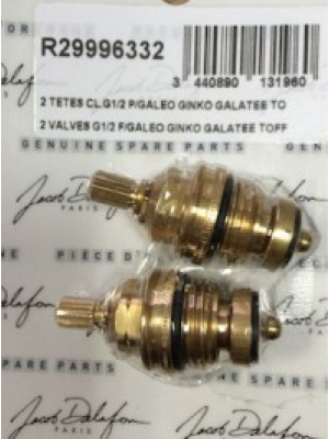 Paire de tete a clapet - Bidet TOPKAPI - JACOB DELAFON