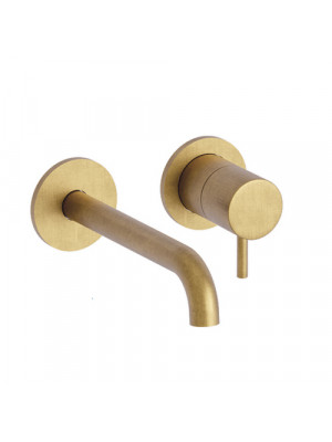 MITIGEUR MURAL Or Brossé PVD 180 mm TRIVERDE