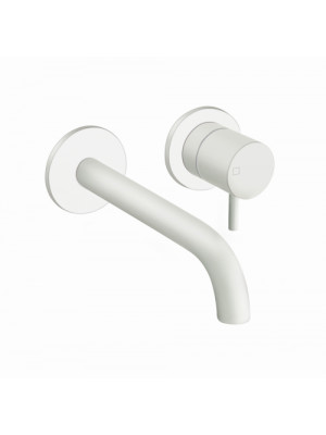 MITIGEUR BLANC MAT LAVABO MURAL 180 mm TRIVERDE 