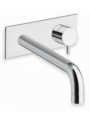 MITIGEUR CHROME LAVABO MURAL 225 mm TRIVERDE 