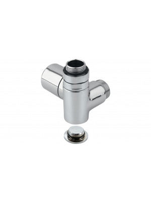 Vanne Manuelle  MM 1/2" 24/19 Equerre Chrome