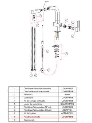 Piéces détachées LOGIK 064023 - FRANKE