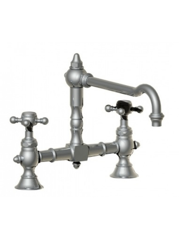 MELANGEUR EVIER JULIA 2 TROUS CHROME - 01101_4489_3