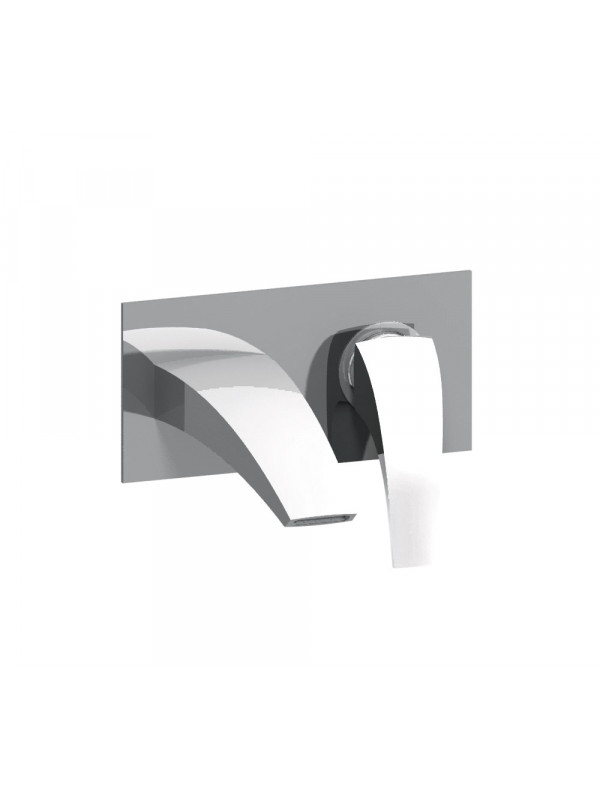 NOUVELLE VAGUE MITIGEUR LAVABO ENCASTRE NOIR CHROME - 40.763_4367_1