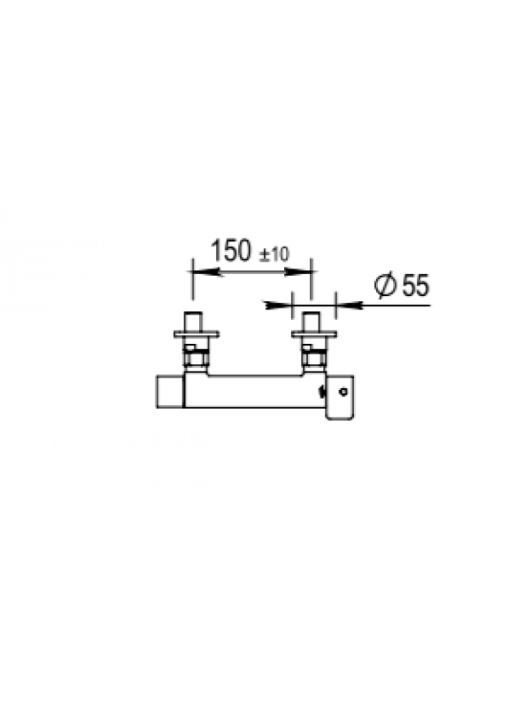 THERMOSTATIQUE DOUCHE ECHO HORUS 43785 - 43-785-thermostatique_douche_echo_horus_sch_ma