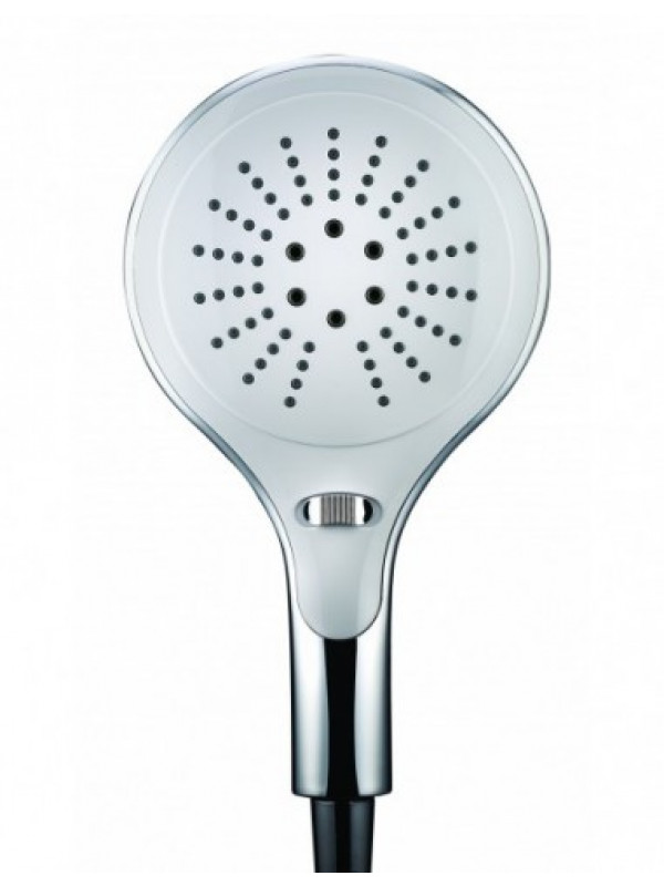 PACK ENCASTRE DOUCHE THERMOSTATIQUE 2 SORTIES - 920900_pomme-de-douche-inouie-plus-3-jets-large-diametre-d-aspersion-systeme-anti-calcaire-chrome-et-gris_2