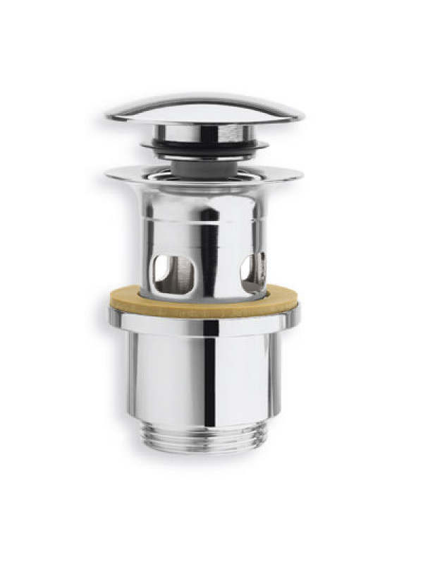 BONDE LAVABO LAITON ECOULEMENT LIBRE  ( Up & Down ) AVEC TROP PLEIN Vieux Bronze - BUP0651_4039_1_1_1_1