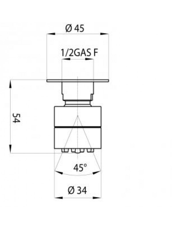 BUSE D'HYDROMASSAGE ORIENTABLE - I00137T_4236_1_1