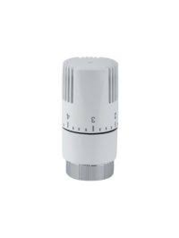 Kit Vanne Corner pour Radiateur et Sèche Serviettes - POLETTI - a498_tete_thermostatique_blanc_poletti_2_1