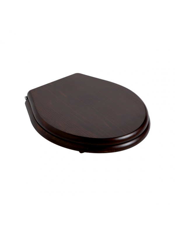 Abattant pour cuvette - JULIA-VICTORIA - HORUS - abattant_bois_fonce_collection_julia_75-715_1