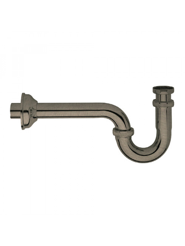 SIPHON LAVABO LAITON MÉTAL BROSSÉ RETRO  - ac20177