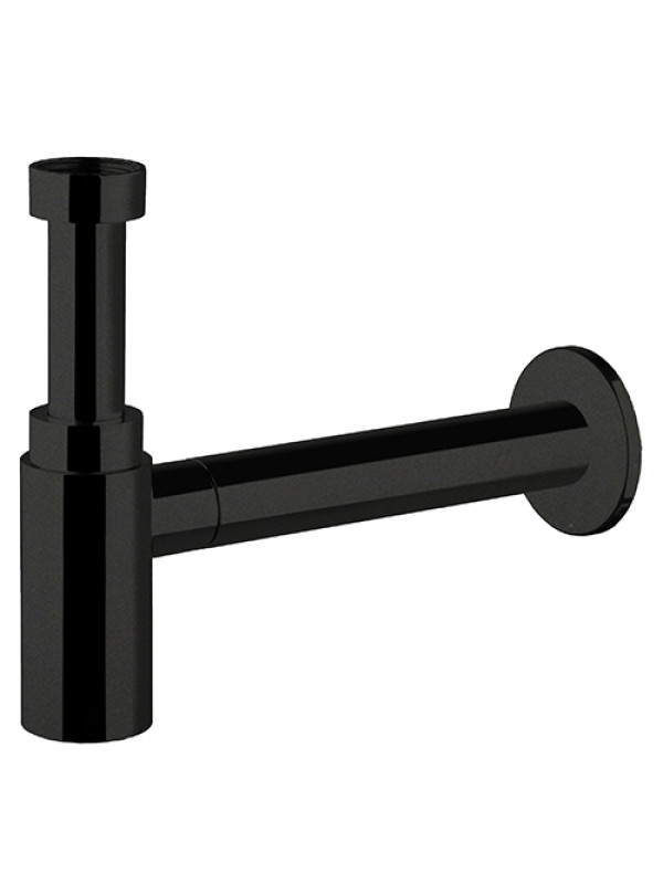 SIPHON LAVABO ABS  NOIR MAT - ac79013