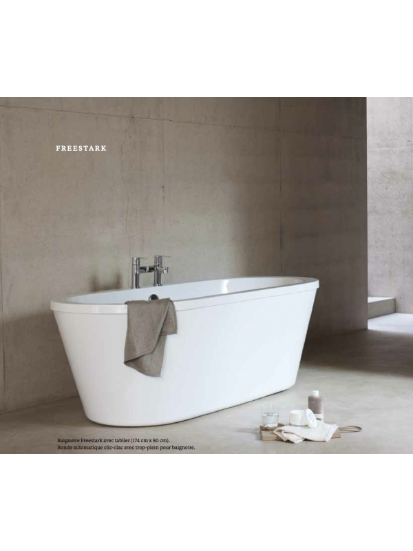 Baignoire Îlot FREESTARK CLEARGREEN - baignoire__lot_freestark_cleargreen