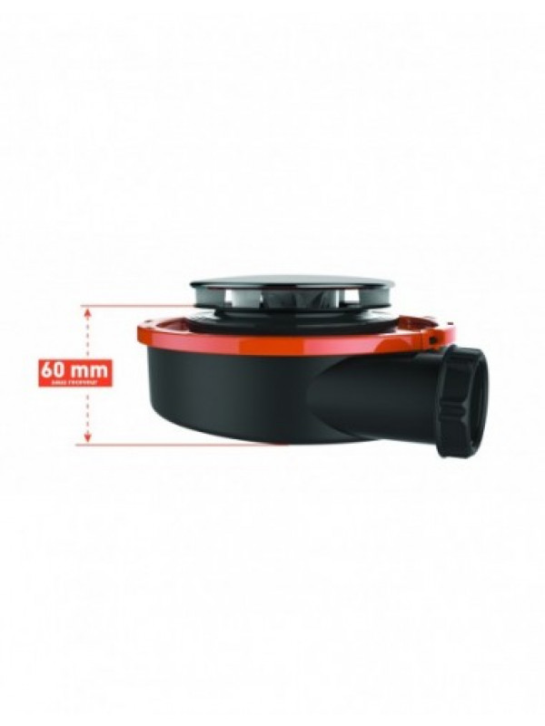 BONDE de douche 60 mm FLUSH 44 - VALENTIN - bonde-de-douche-1-flush-44-pour-receveur-d-90-mm-ultra-rapide-et-ultra-plate-capot-rond-sortie-horizontale-inox