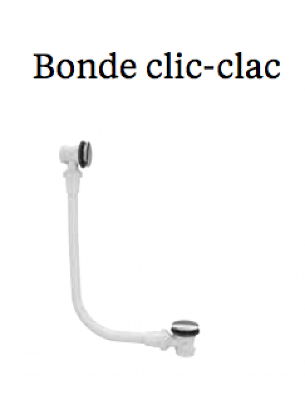 Baignoire Îlot FREEFORTIS CLEARGREEN - bonde__baignoire_freefortis_clic_clac