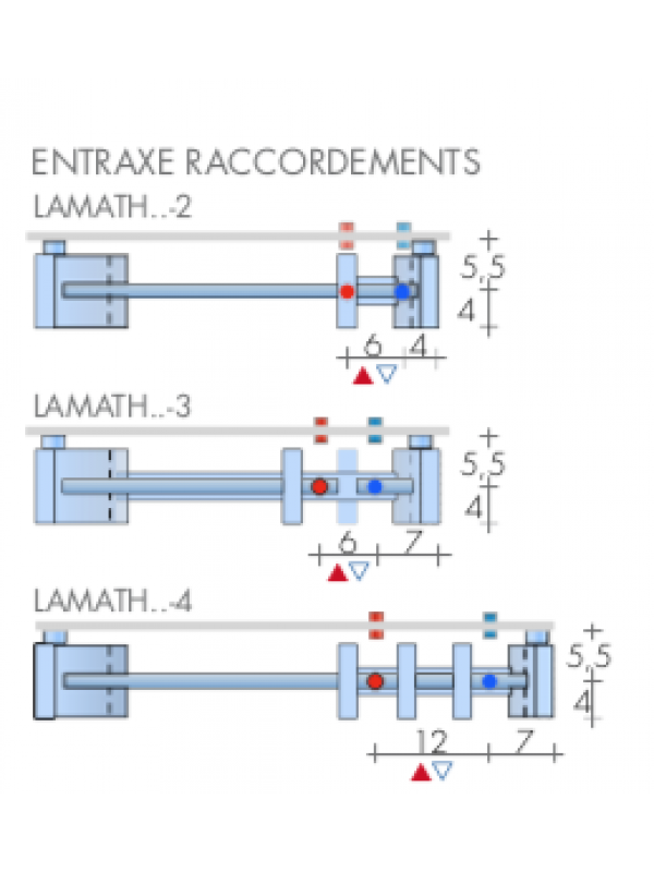 Radiateur Design LAMATH Chauffage Central - brem_lamath_entraxe