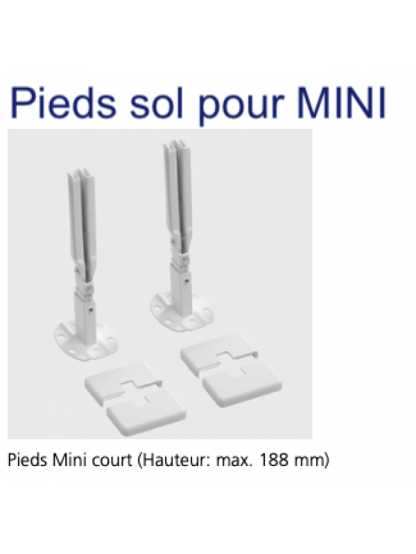 Pieds pour radiateur Brugman Vertical et horizontal - BRUGMAN - brugman_pied_pour_radiateur_type_mini