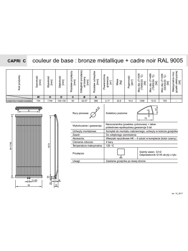 CAPRI C radiateur Chauffage Central Design - capri-c-cc_1