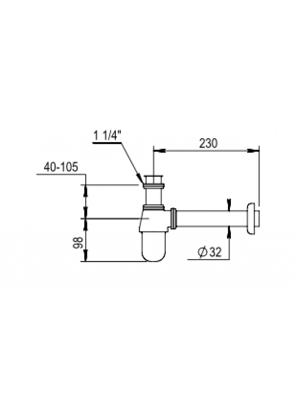 Siphon Lavabo 230MM complet - HORUS - capture_d_cran_2019-11-19_13.58.27