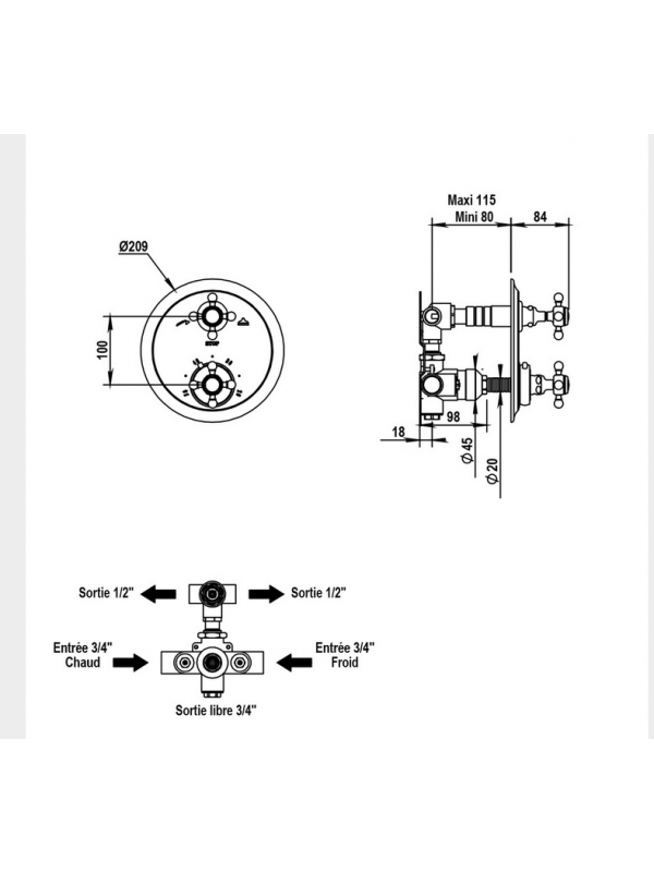 CORPS MITIGEUR THERMOSTATIQUE ENCASTRE 3 SORTIES + 1 - capture_d_cran_2020-01-23_15.47.14_1