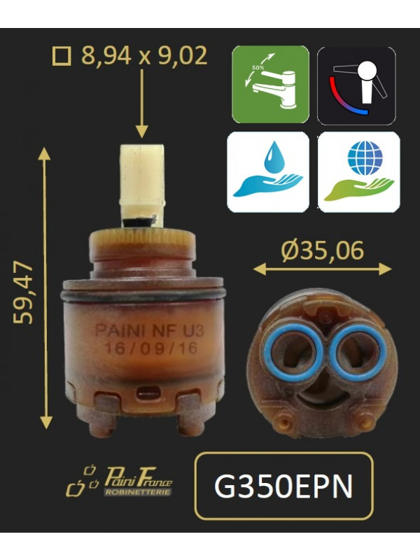 Cartouche C3 G350EPN - PAINI - cartouche_paini_e350gpn