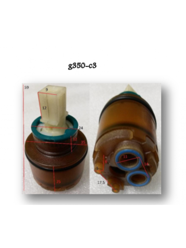 Cartouche Céramique G350-C3 - PAINI - cartouche_paini_g450-c3