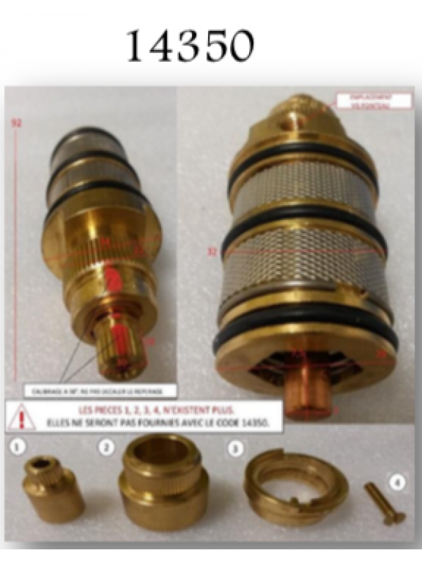 Cartouche Thermostatique PORTA - PAINI - cartouche_thermostatique_paini_porta_14350