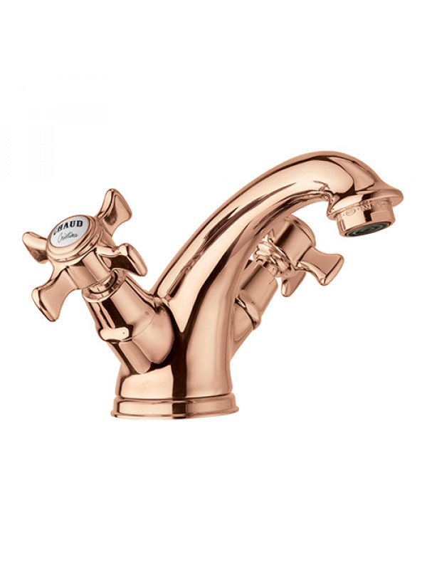 MELANGEUR LAVABO MONOTROU CHAMBORD RETRO  - ch10846_me_langeur_lavabo_chambord_or_rose__brosse_