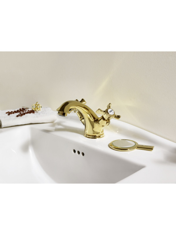 MELANGEUR LAVABO MONOTROU CHAMBORD RETRO  - ch10852_amb_dore__chambord_ondyna_1