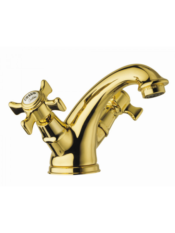 MELANGEUR LAVABO CHAMBORD RETRO DORÉ CH10852 - ch10852_melangeur_lavabo_retro_chambord_ondyna